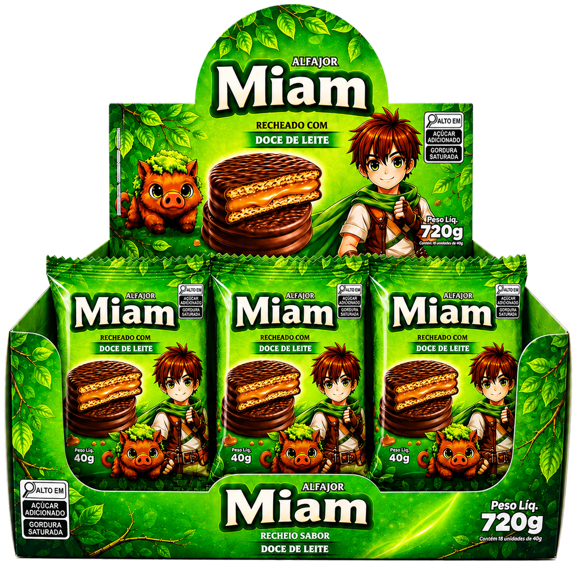 Alfajor Miam Doce de Leite