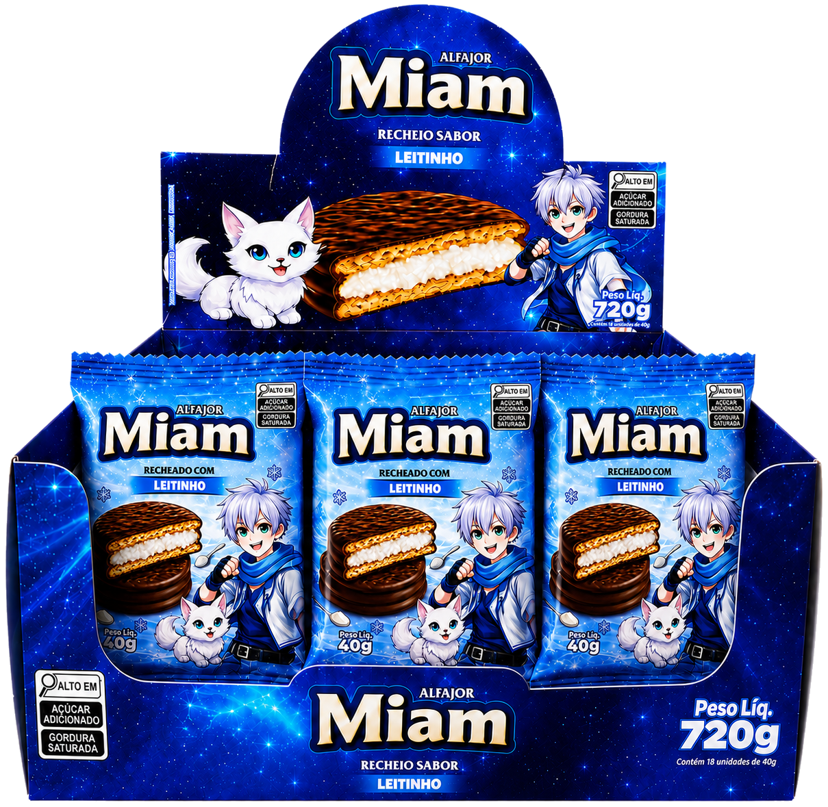 Alfajor Miam Leitinho